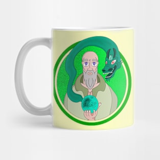 The Monk and the Dragon Mug